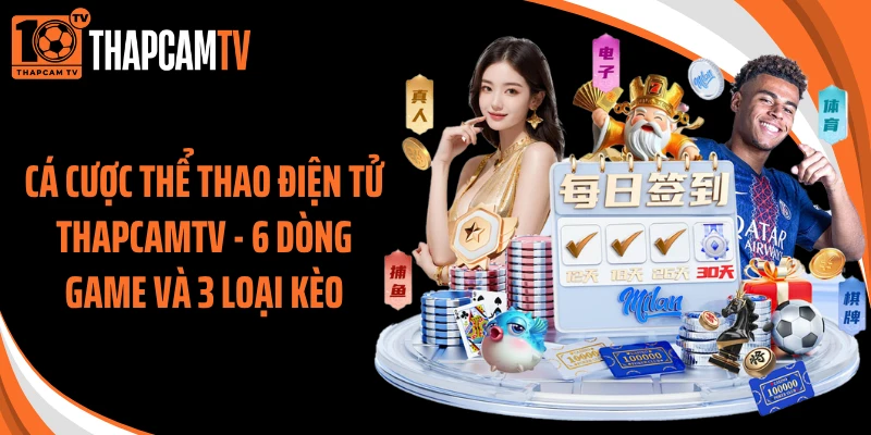 Cá Cược Thể Thao Điện Tử Thapcamtv - 6 Dòng Game Và 3 Loại Kèo